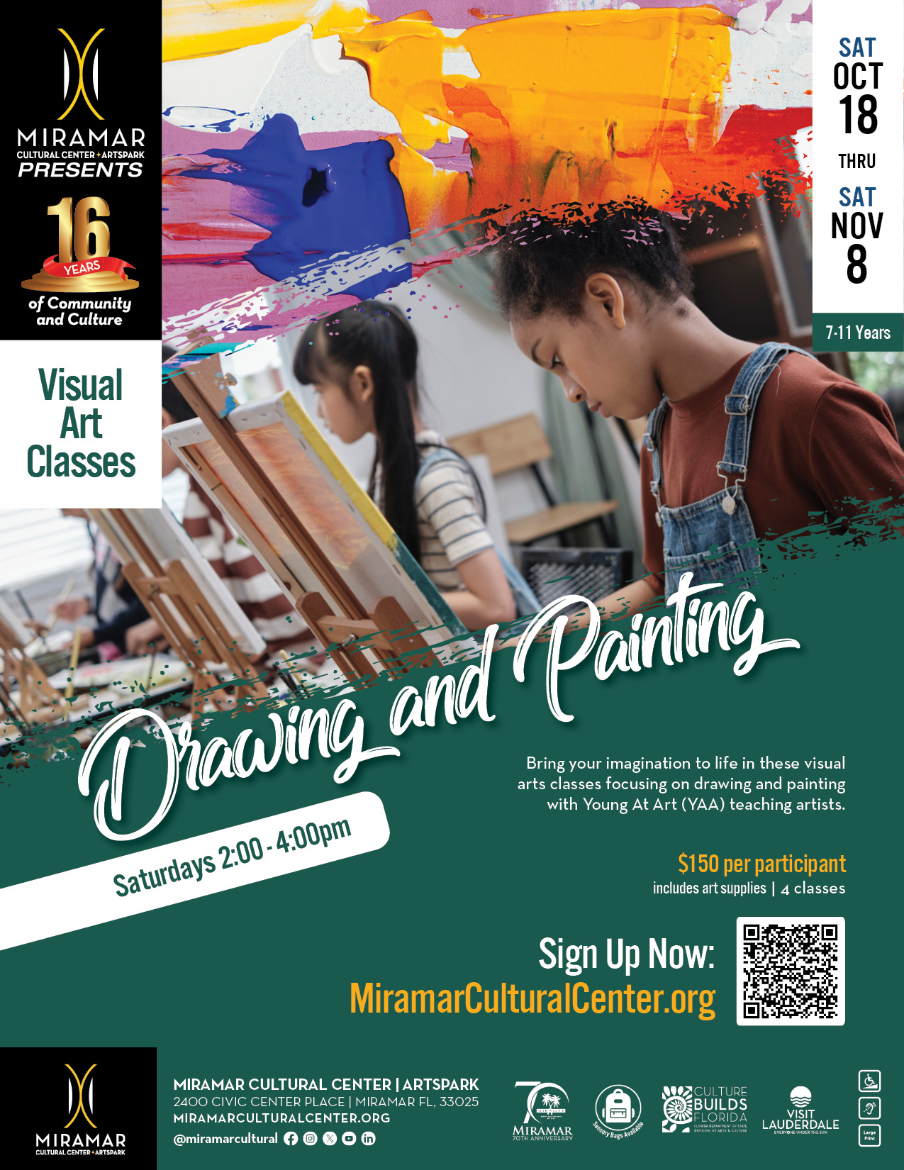Flyer for Drawing and Painting